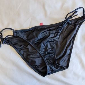 Victoria Secret Black Adjustable Bikini Bottoms